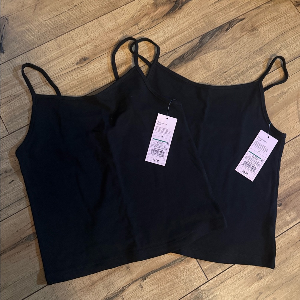 RESERVED BUNDLE: Wild Fable Black Camisole Duo